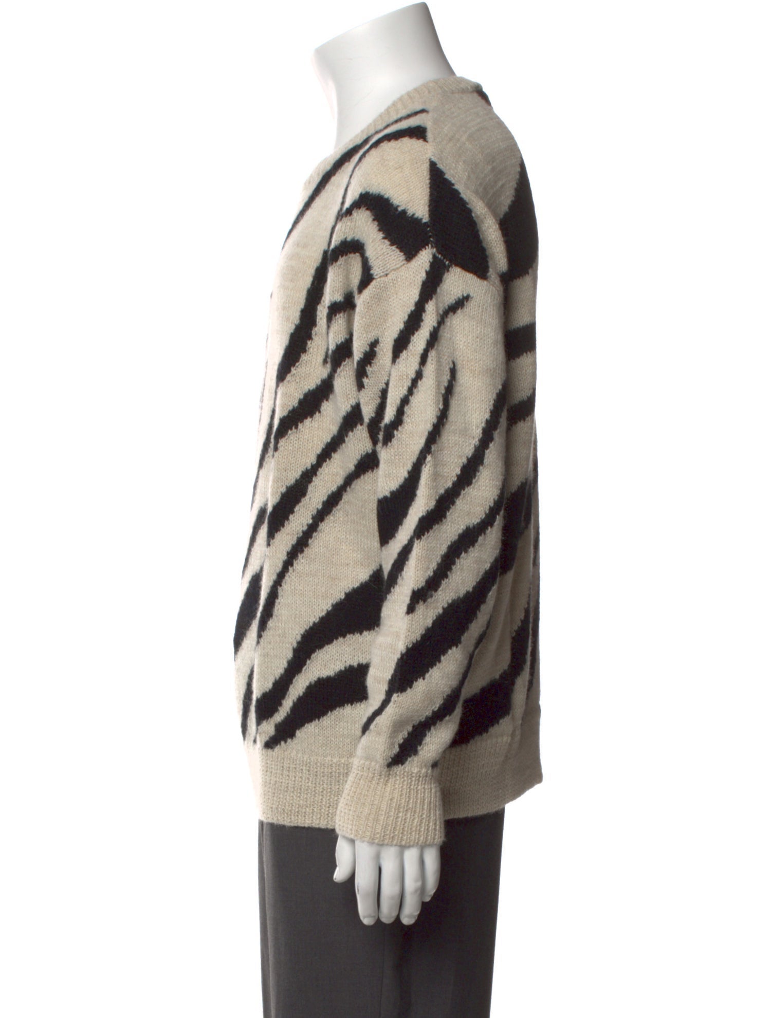 Isabel Marant Animal Print Crew Neck Pullover