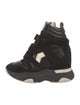 Isabel Marant Suede Wedge Sneakers
