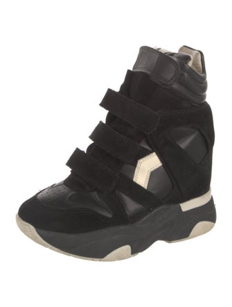 Isabel Marant Suede Wedge Sneakers