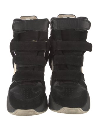 Isabel Marant Suede Wedge Sneakers