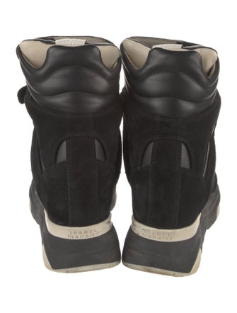 Isabel Marant Suede Wedge Sneakers