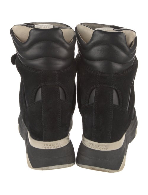 Isabel Marant Suede Wedge Sneakers