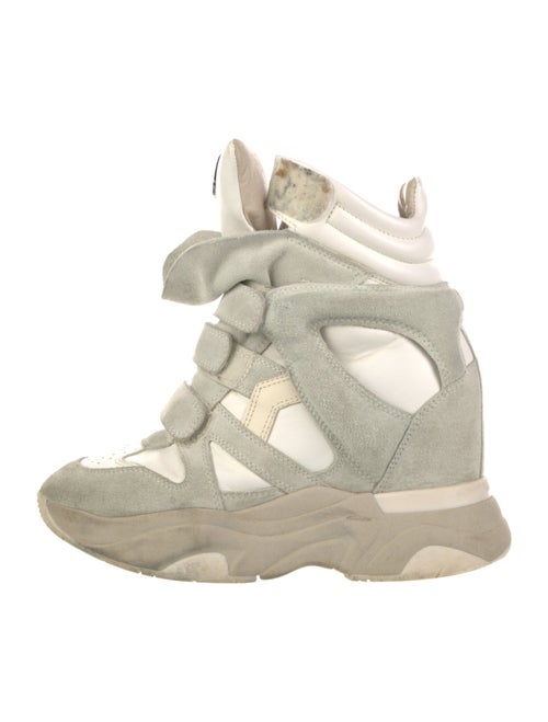 Isabel Marant Suede Wedge Sneakers