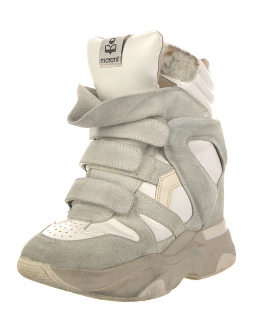 Isabel Marant Suede Wedge Sneakers