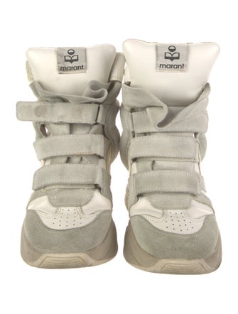 Isabel Marant Suede Wedge Sneakers