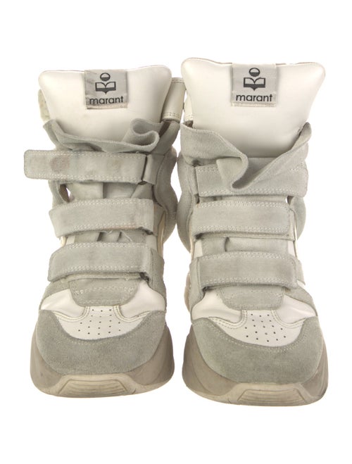 Isabel Marant Suede Wedge Sneakers