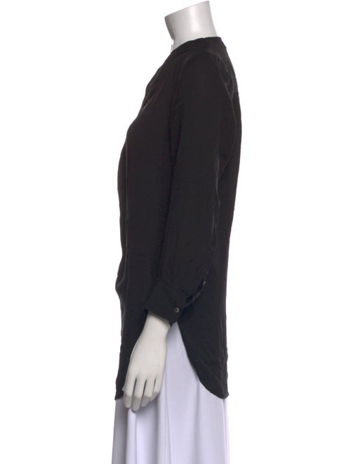 Isabel Marant Silk V-Neck Button-Up Top