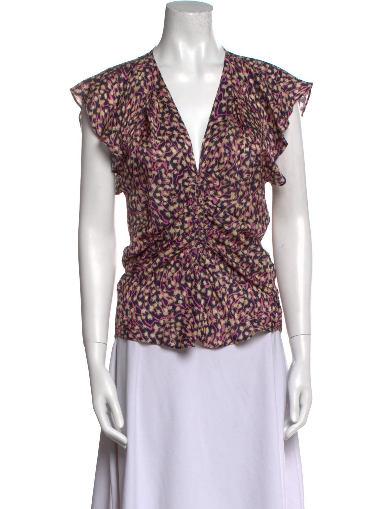 Isabel Marant Silk Printed Blouse