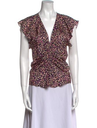 Isabel Marant Silk Printed Blouse