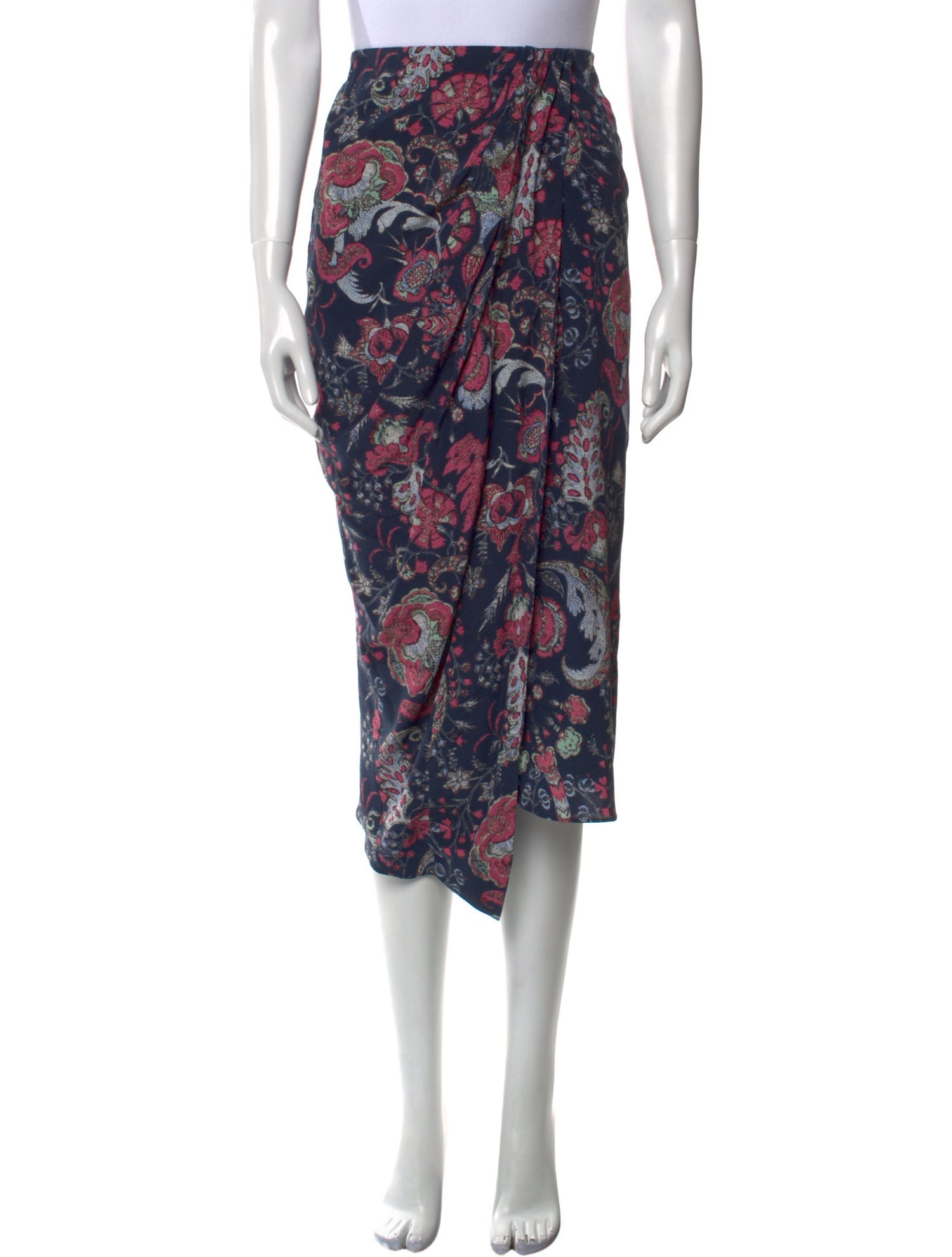 Isabel Marant Silk Midi Length Skirt