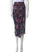 Isabel Marant Silk Midi Length Skirt