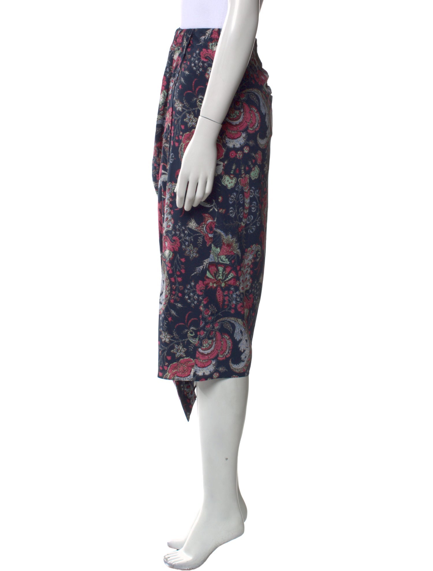 Isabel Marant Silk Midi Length Skirt