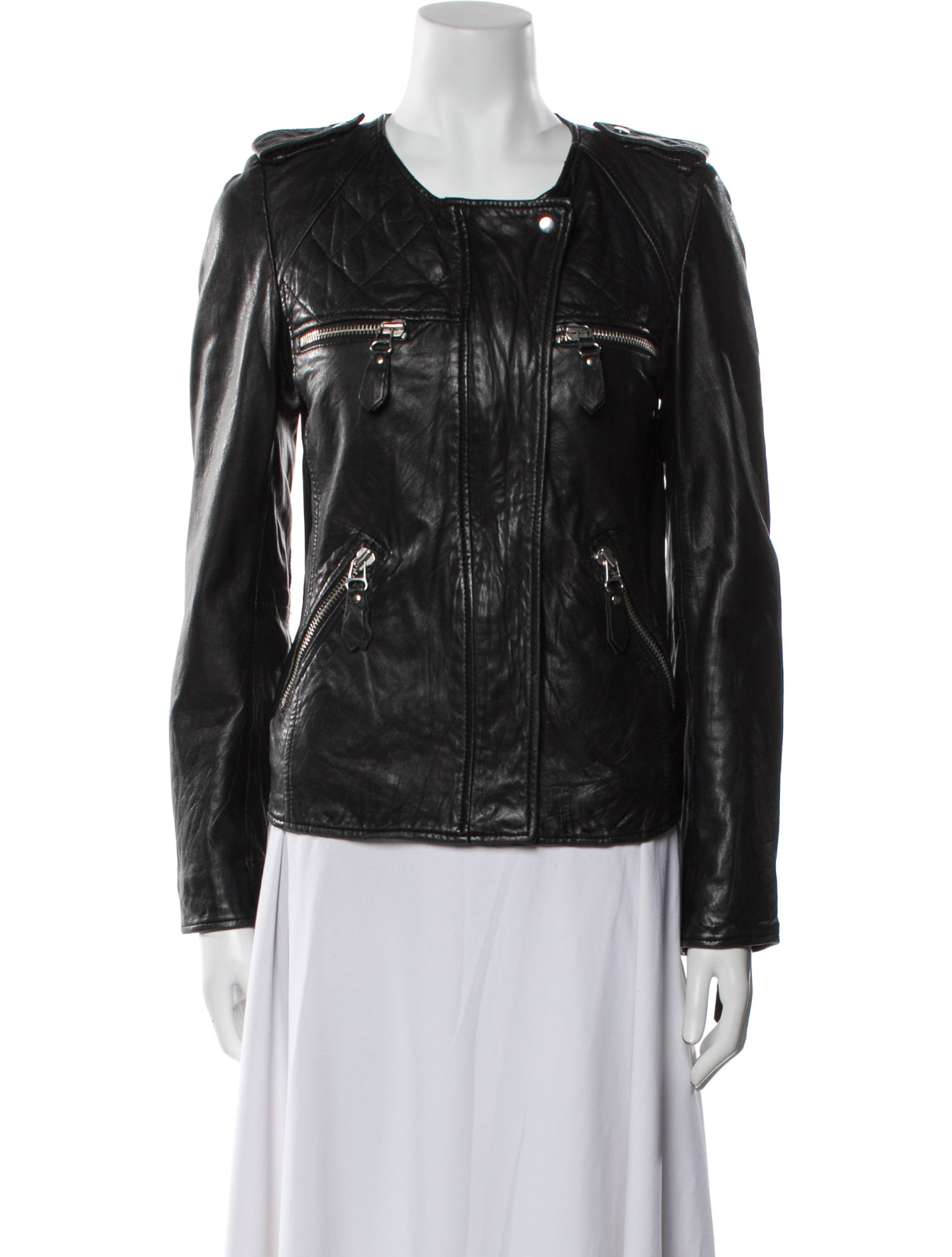 Isabel Marant Lambskin Biker Jacket