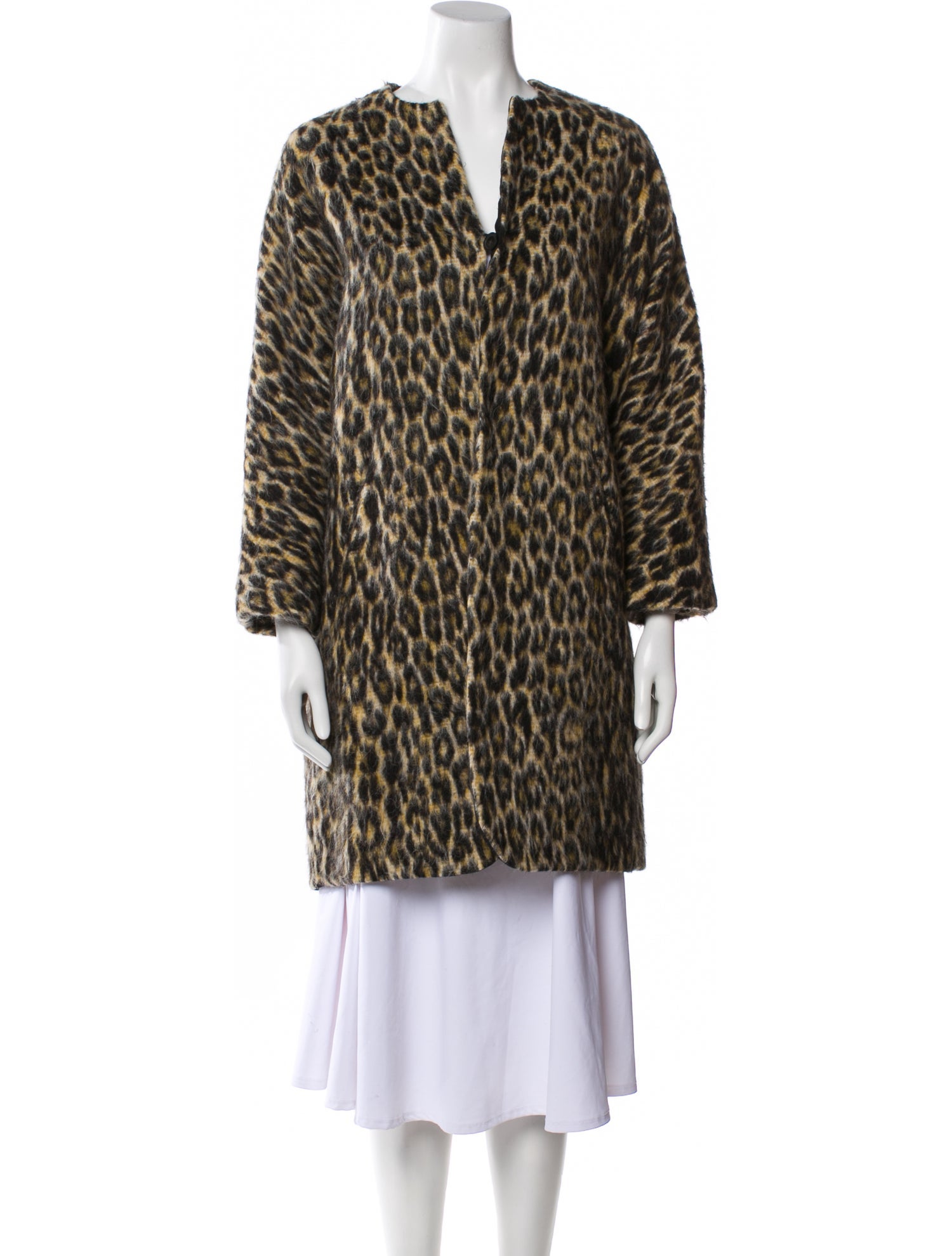 Isabel Marant Animal Print Coat