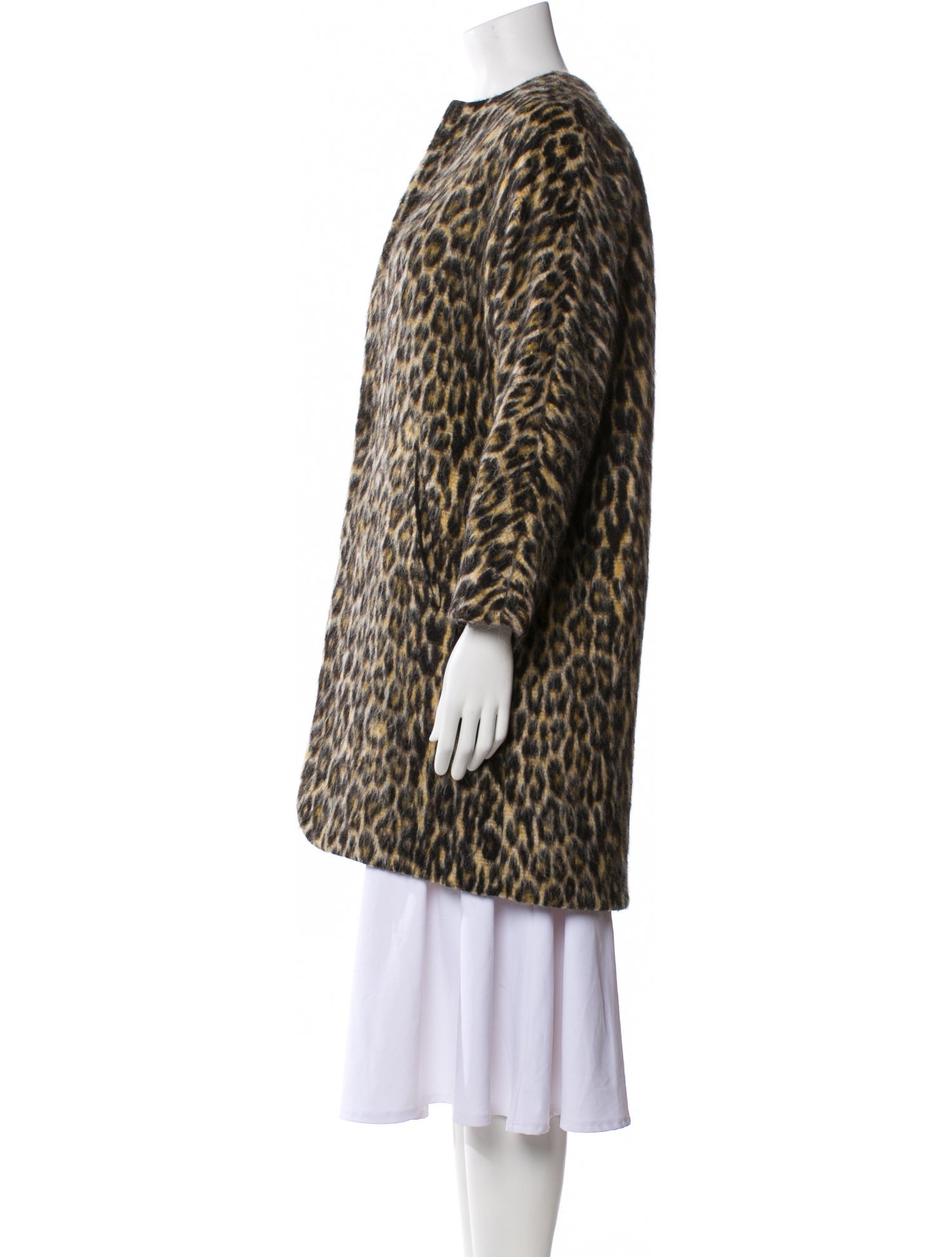 Isabel Marant Animal Print Coat