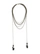 Isabel Marant Resin Multi Strand Drop Tassel Necklace