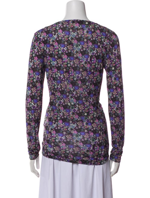 Isabel Marant Printed V-Neck Blouse