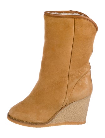 Isabel Marant Suede Leather Trim Embellishment Boots