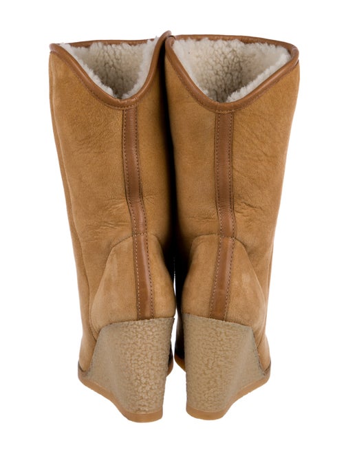 Isabel Marant Suede Leather Trim Embellishment Boots
