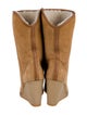 Isabel Marant Suede Leather Trim Embellishment Boots