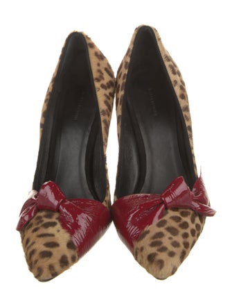 Isabel Marant Ponyhair Animal Print Pumps