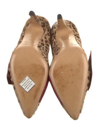 Isabel Marant Ponyhair Animal Print Pumps