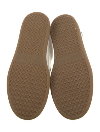 Isabel Marant Leather Colorblock Pattern Sneakers