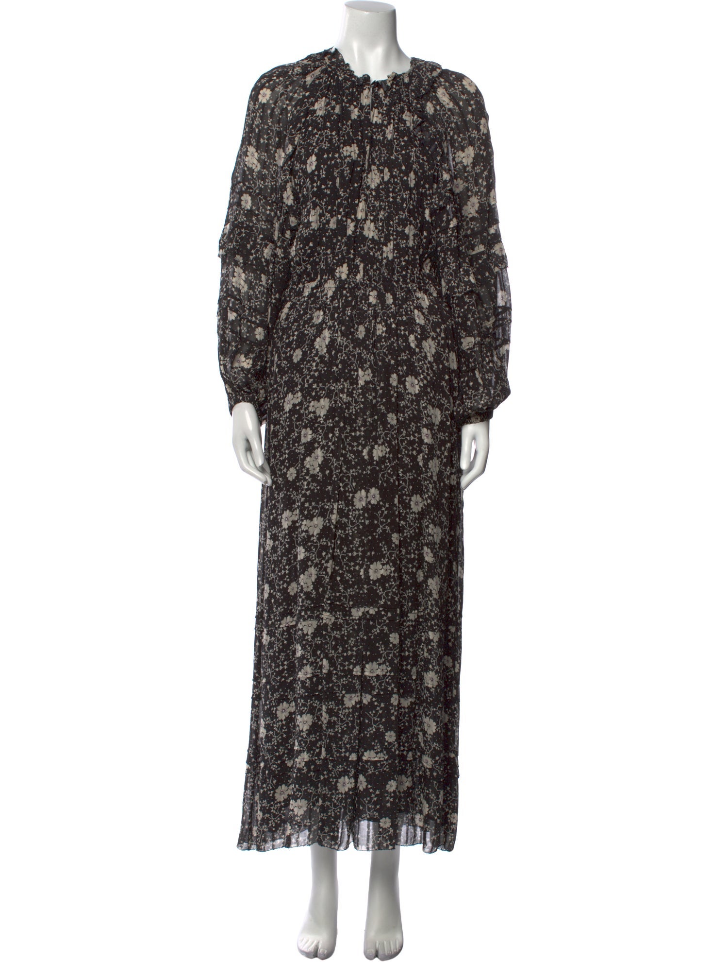 Isabel Marant Floral Print Long Dress