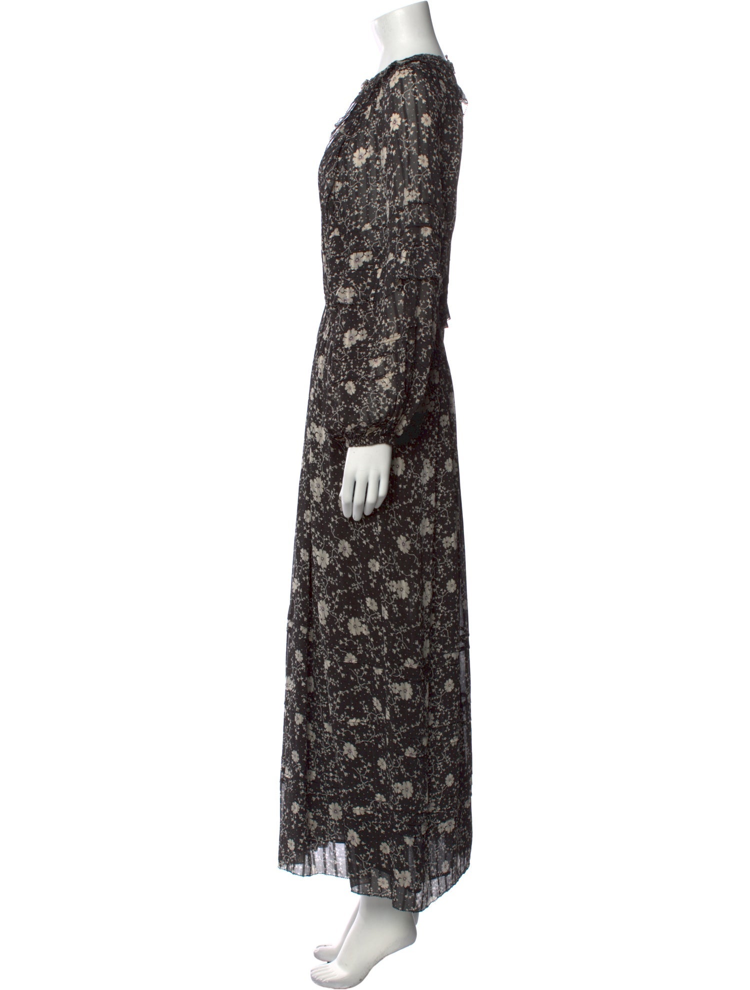 Isabel Marant Floral Print Long Dress