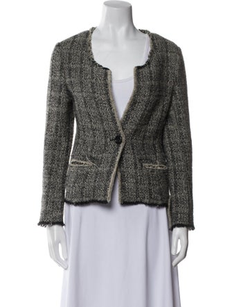 Isabel Marant Wool Tweed Pattern Jacket
