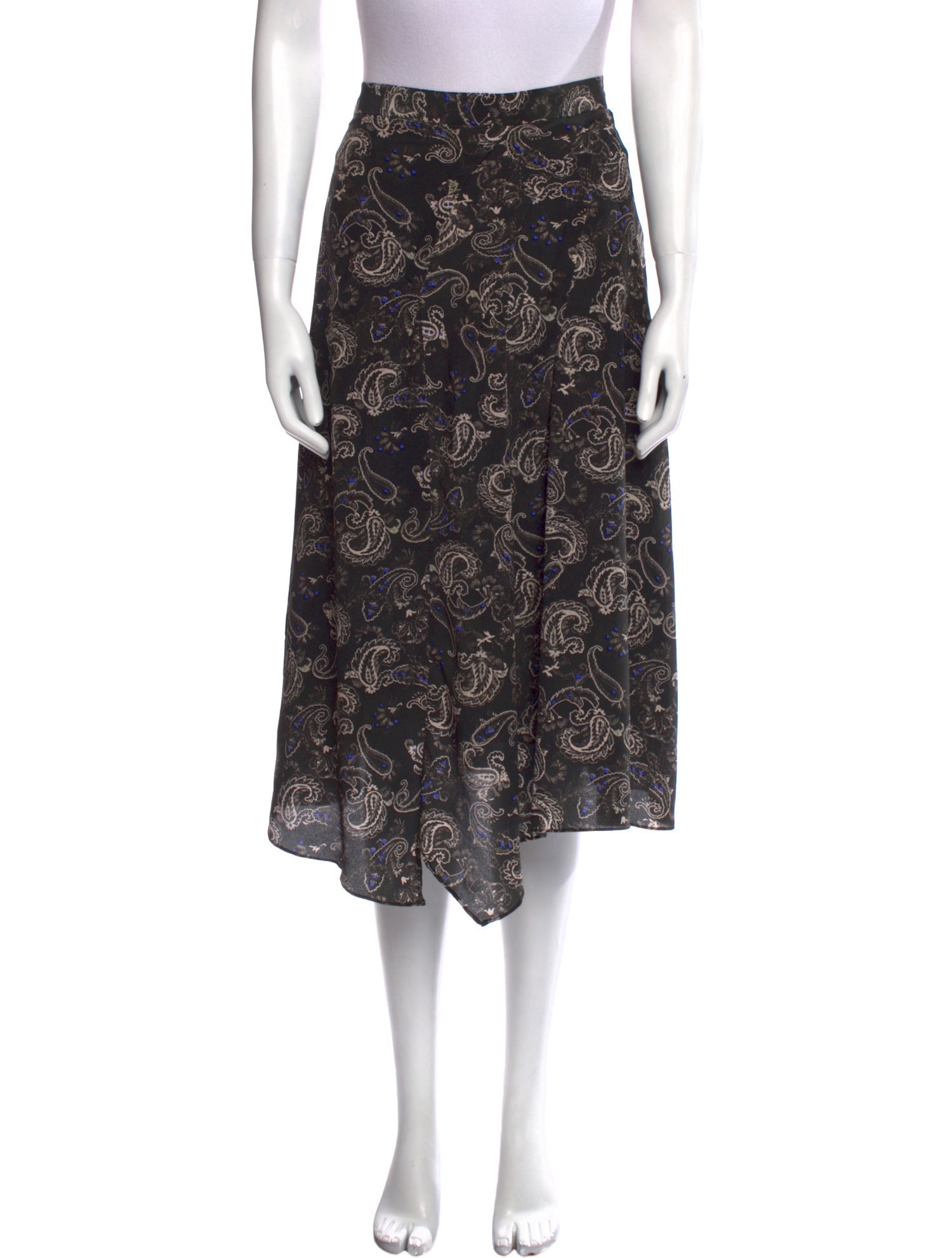 Isabel Marant Silk Knee-Length Skirt w/ Tags