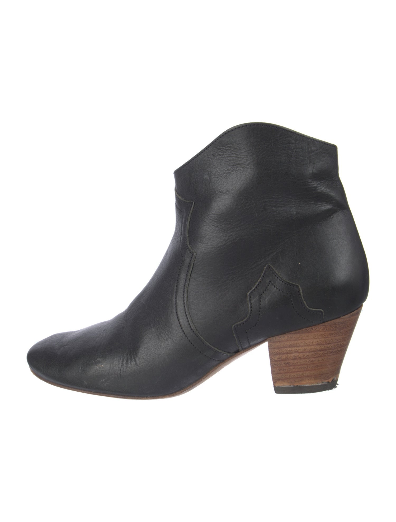 Isabel Marant Leather Western Boots