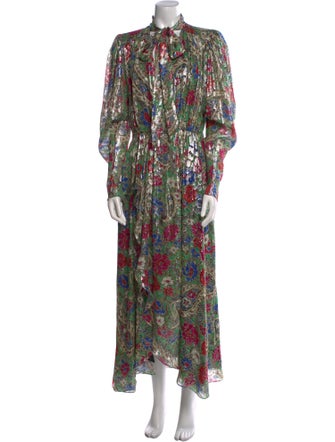 Isabel Marant Silk Long Dress