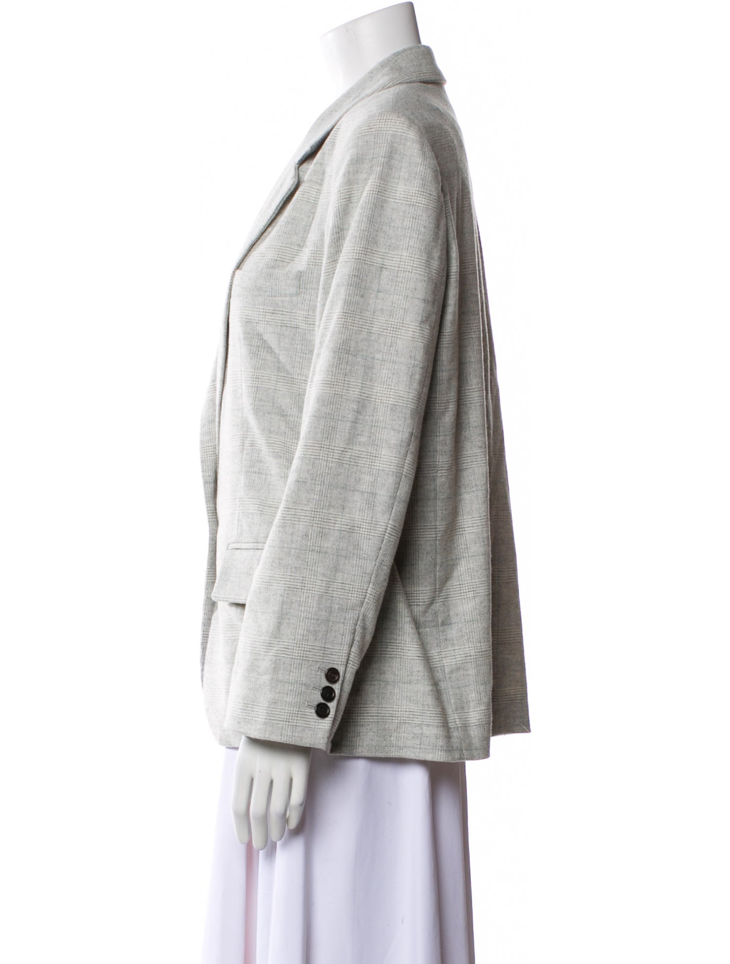 Isabel Marant Plaid Print Blazer