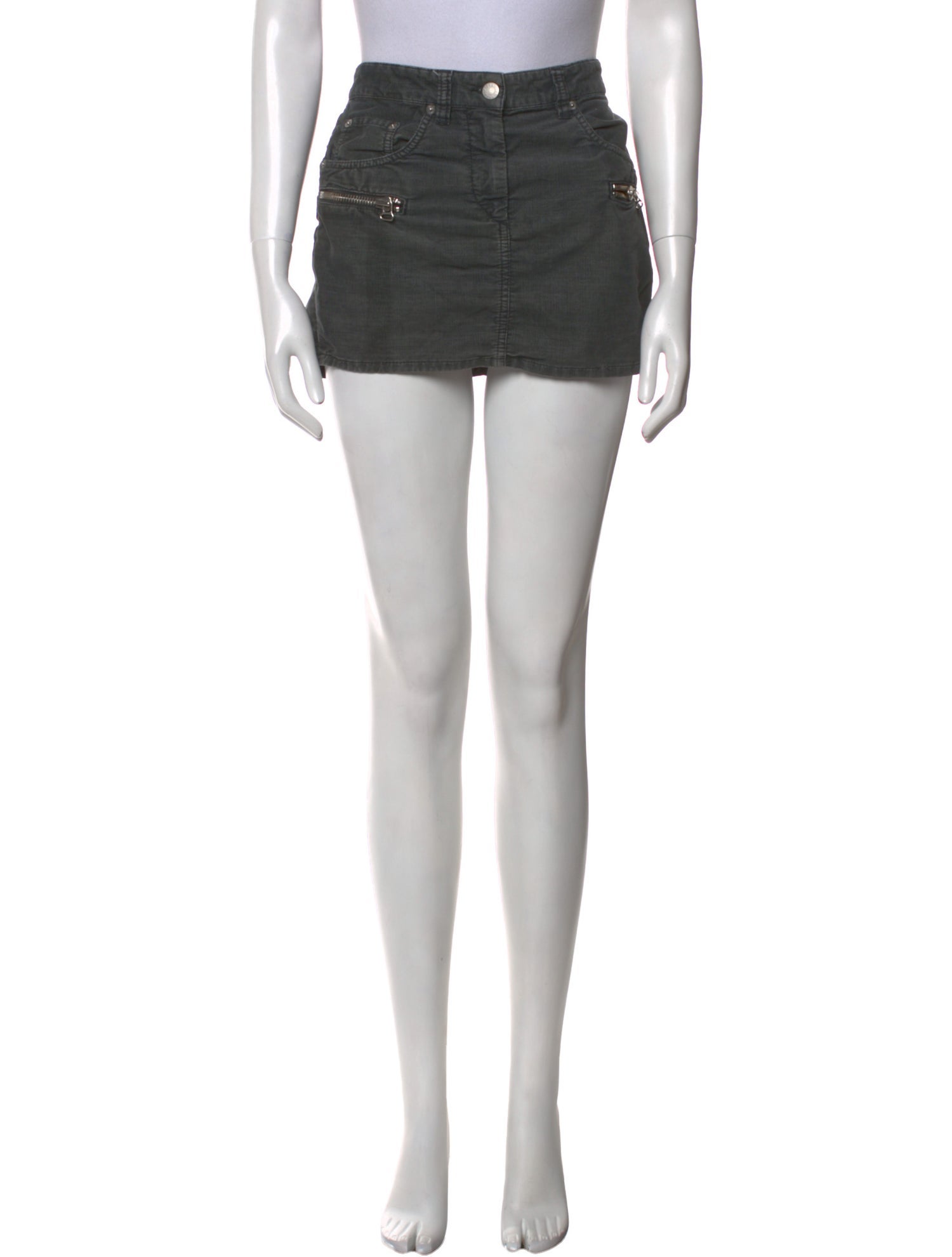 Isabel Marant Raw-Edge Trim Mini Skirt