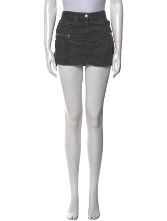 Isabel Marant Raw-Edge Trim Mini Skirt