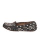 Isabel Marant Leather Studded Accents Loafers