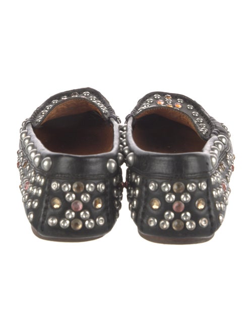 Isabel Marant Leather Studded Accents Loafers