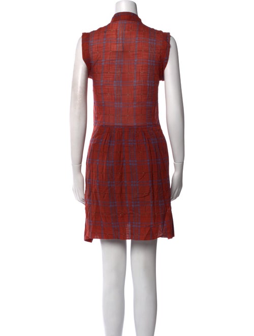 Isabel Marant Plaid Print Mini Dress