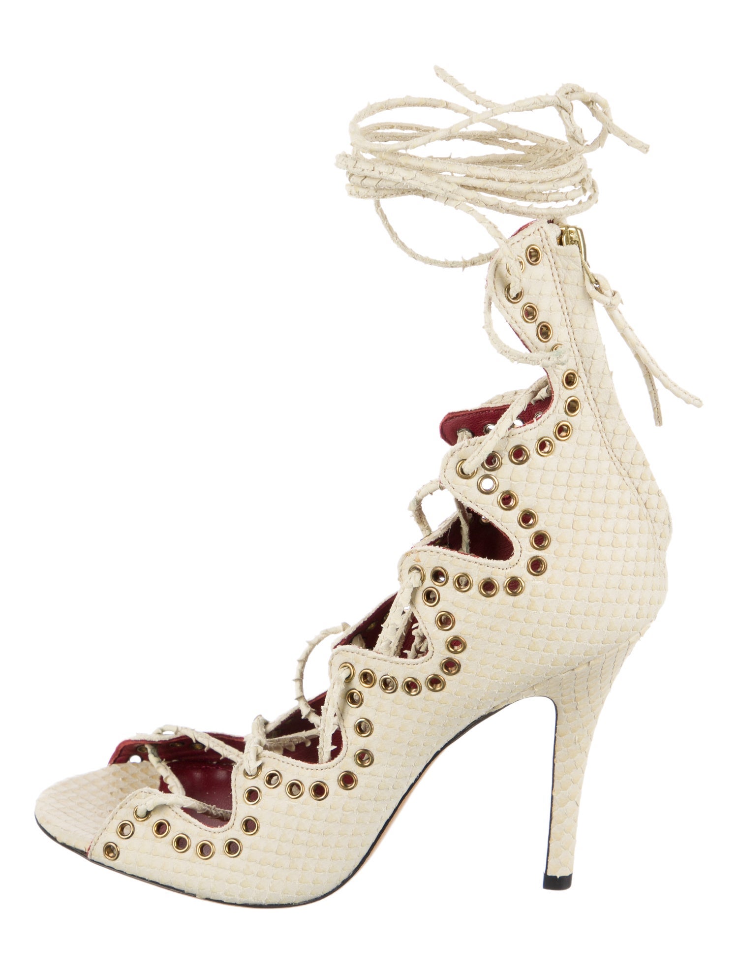 Isabel Marant lelie Snakeskin Gladiator Sandals