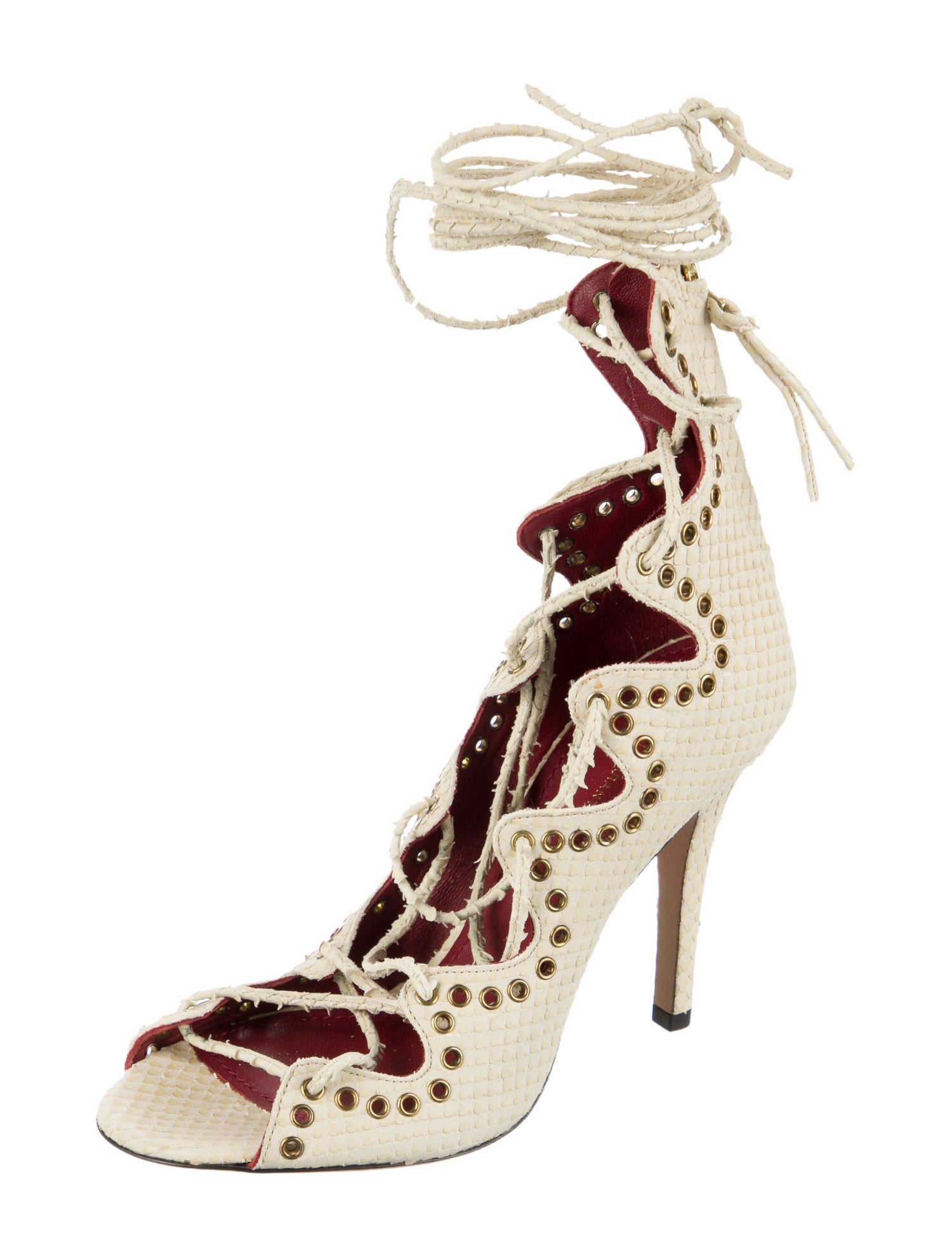 Isabel Marant lelie Snakeskin Gladiator Sandals