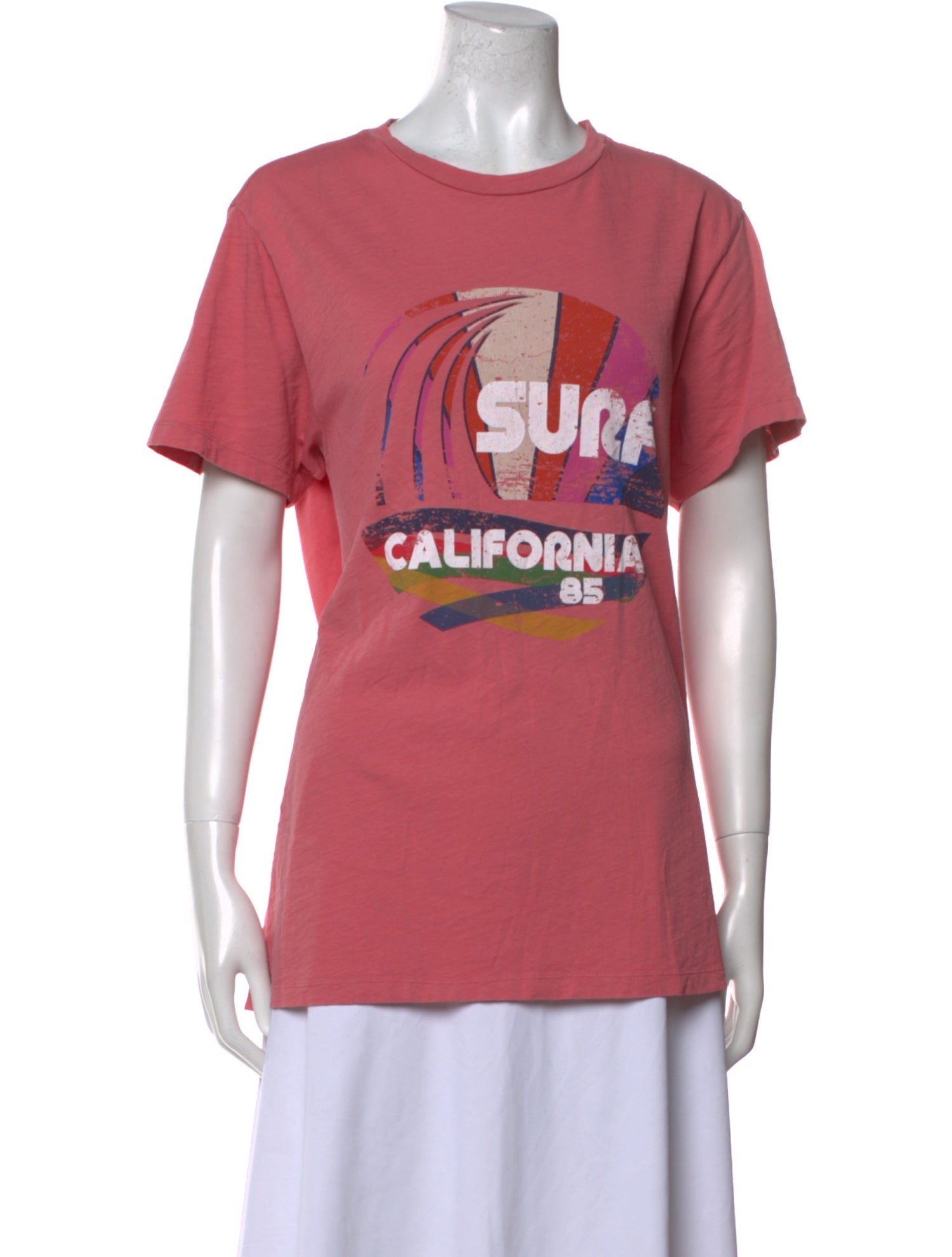 Isabel Marant Graphic Print Crew Neck T-Shirt