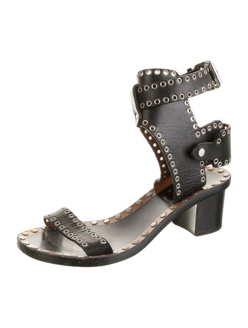 Isabel Marant Leather Studded Accents Gladiator Sandals