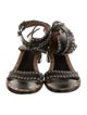 Isabel Marant Leather Studded Accents Gladiator Sandals