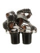 Isabel Marant Leather Studded Accents Gladiator Sandals