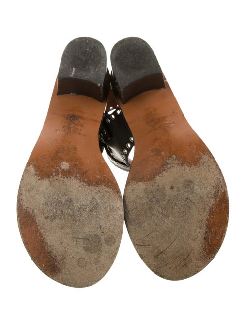 Isabel Marant Leather Studded Accents Gladiator Sandals