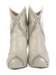 Isabel Marant Leather Studded Accents Boots
