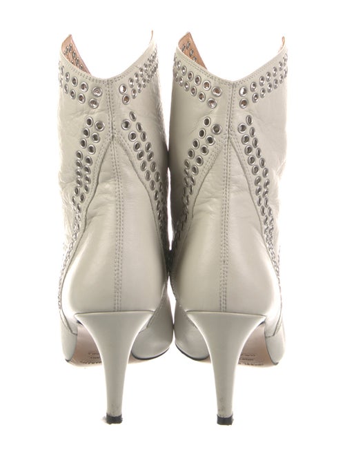 Isabel Marant Leather Studded Accents Boots