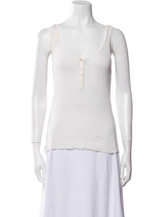 Isabel Marant Silk Scoop Neck Top