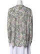 Isabel Marant Floral Print Crew Neck Blouse
